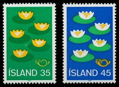 ISLAND 1977 Nr 520-521 postfrisch SB044FE