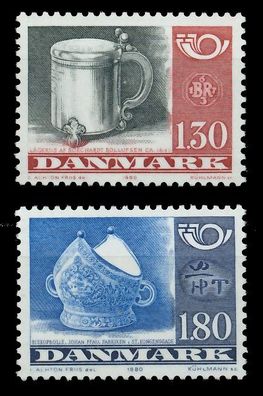 Dänemark 1980 Nr 708-709 postfrisch SB0475E
