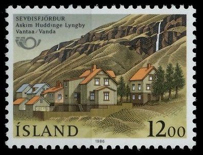 ISLAND 1986 Nr 651 postfrisch SB048F6
