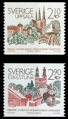 Schweden 1986 Nr 1395-1396 postfrisch SB04936