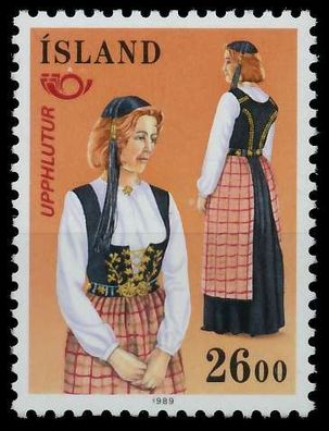 ISLAND 1989 Nr 700 postfrisch SB0E89A