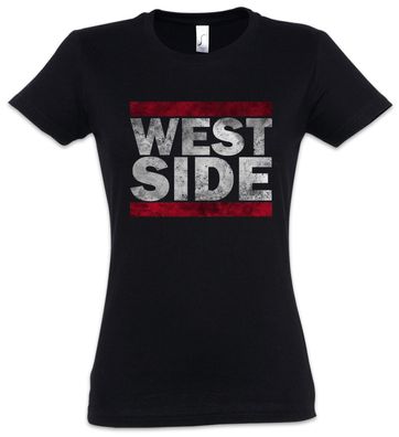 West Side Damen T-Shirt Run Fun Dmc East Coast Usa United States Band Westseite