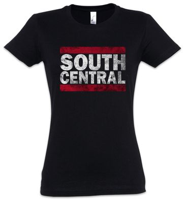 South Central Damen T-Shirt Fun La Los Angeles Usa United States Ghetto Hip Hop