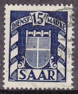 Saarland Dienstmarke 40 O #017601