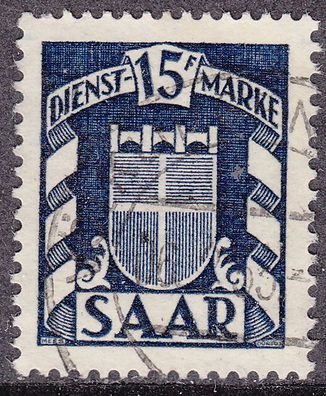 Saarland Dienstmarke 40 O #017602