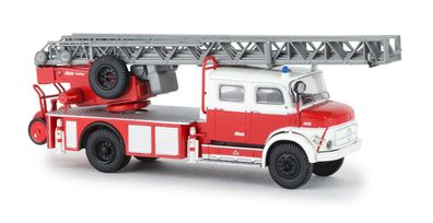 Brekina 47076 Mercedes L 1519 DLK 30, Feuerwehr Hessen, Auto Modell 1:87 (H0)