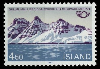 ISLAND 1983 Nr 596 postfrisch SB0484A