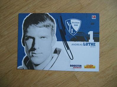 VfL Bochum Saison 13/14 Andreas Luthe - handsigniertes Autogramm!!!