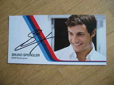 BMW Motorsport Rennfahrer Bruno Spengler - handsigniertes Autogramm!!!