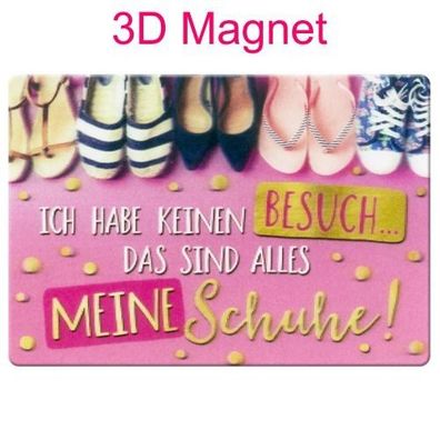 Sheepworld Gruss & Co 3D Magnet "Besuch" mit Kuvert Neuware