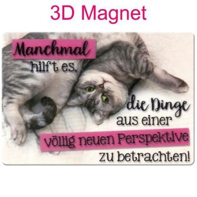 Sheepworld Gruss & Co 3D Magnet "Perspektive" mit Kuvert Neuware