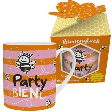 Sheepworld Bienenglück XL Tasse "Party" incl. Blumensamen Neuware