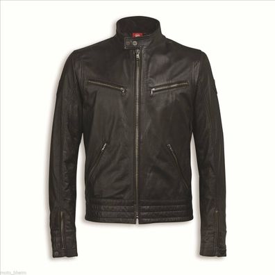 Original DUCATI Vintage schwarz Lederjacke Jacke Leather Jacket NEU Gr. XXXL