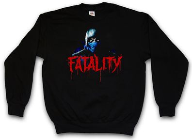 Vintage Sub-Zero Fatality Sweatshirt Pullover Mortal Scorpion Mk Raiden Kombat