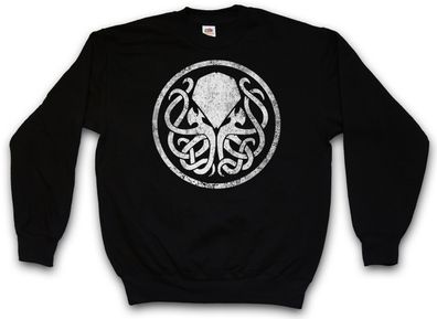 Elder Cthulhu Sweatshirt Pullover Miskatonic University Lovecraft Arkham Sweat