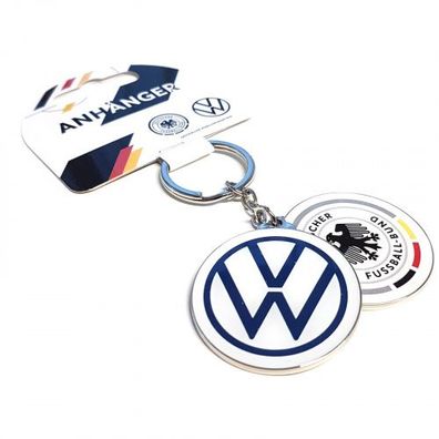 Original VW Schlüsselanhänger Deutschland Fußball DFB Anhänger United rund