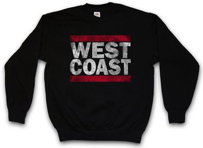 West Coast Sweatshirt Pullover Run Fun Usa United States New City Side East Westküste