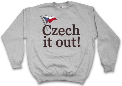 Czech It Out Sweatshirt Pullover Holiday Check Road Trip Czech Republic Hostel