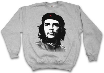 Classic Che Guevara Portrait II Sweatshirt Pullover Fidel El Caballo Castro Cuba New