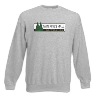 Twin Pines Mall Sweatshirt Pullover Back To The Symbol Logo Future Einkaufszentrum