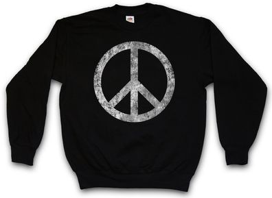 Peace Symbol Sweatshirt Pullover Regenbogen Gay 60s Hippie Frieden Schwul 60er 1968