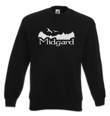 Midgard Sweatshirt Pullover Vikings Wikinger Mordor Herr Fun der Walhall Asgard Ringe