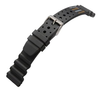 Minott Taucherband Uhrenarmband Diver Wasserfest 18mm schwarz