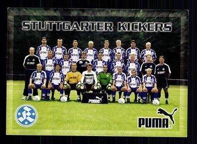 Mannschaftskarte Stuttgarter Kickers 90er Jahre TOP + A 56882 OU