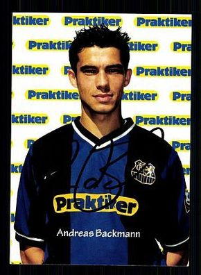 Andreas Backmann 1. FC Saarbrücken 2000-01 Autogrammkarte + A 56685