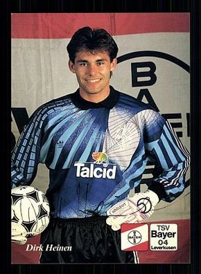 Dirk Heinen Bayer Leverkusen 1992-93 Autogrammkarte + A56783 D
