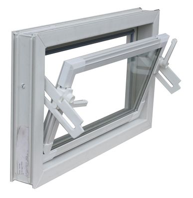 Kellerfenster weiss 40 x 40 cm Einfachverglasung