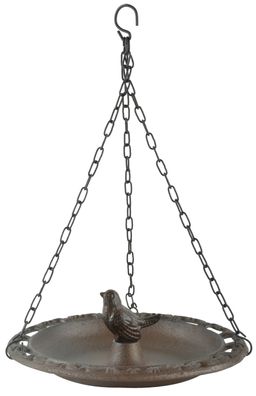 Esschert Design hängende Vogeltränke Futterschale in Geschenkbox 23x23x7,5cm