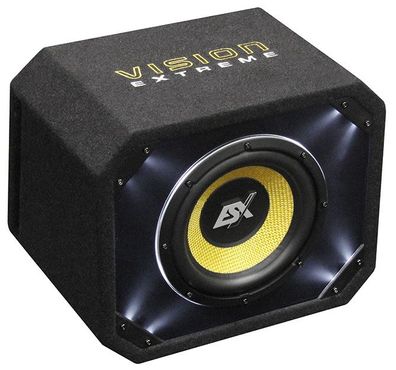 ESX Vision VE-300 Subwoofer Bassreflex LED-Beleuchtung 1000 Watt