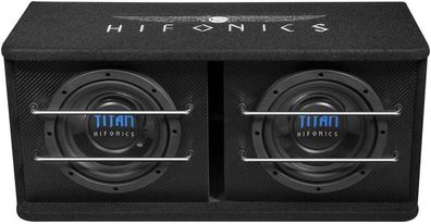 Hifonics Titan TD-200R Doppel Bandpass Subwoofer 2 x 20 cm 600 Watt