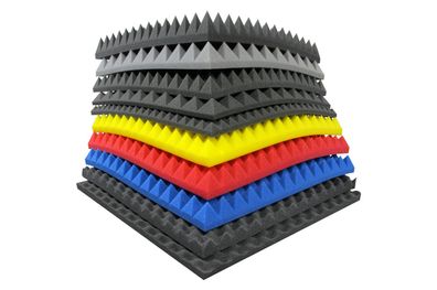 Pyramiden Schaumstoff Color Noppen Akustik Selbstklebend Dämmung Noppenschaum