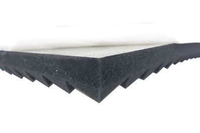 Pyramid Foam 49 x 49 x 3 cm Self Adhesive Acoustic Foam Insulation