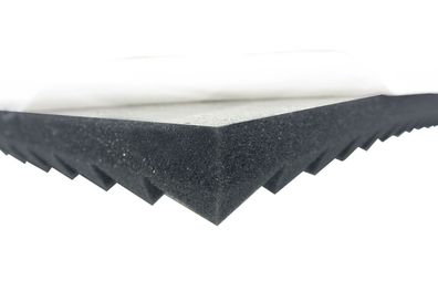 Pyramidenschaumstoff (ca. 100x50x3cm) Selbstklebend Akustik Schaumstoff Dämmung