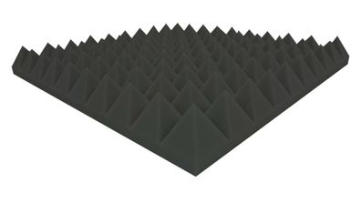 Pyramidenschaumstoff TYP 50x50x6 Akustikschaumstoff Schall dämmmatten Dämmung