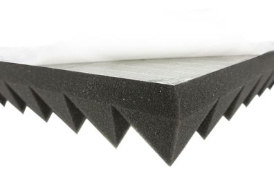 Pyramids Foam Self Adhesive Type 50x50x6 Acoustic Noise Protection Insulation