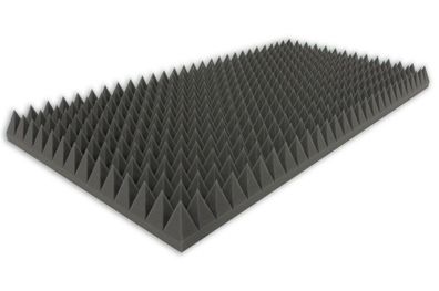 Pyramidenschaumstoff TYP 100x50x7 Akustikschaumstoff Schall dämmmatten Dämmung