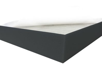 Nero Fse Autoadesivo 10cm Ritardante Fiamma Raum Pannello Fonoassorbente Suono