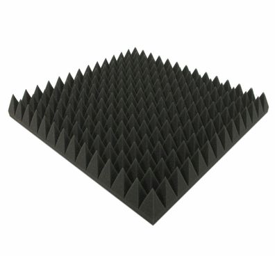 Pannello Fonoassorbente Acustica Line ( circa 1m ²) Piramide Gommapiuma in 7 cm