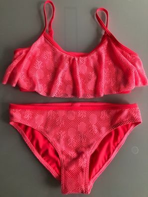 AIDEAONE Mädchen Bikini Badeanzüge Zweiteiliges Schwimmkostüm 3D gedruckte UV Badebekleidung Bademode Schwimmanzug 5-12 Jahre