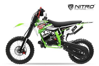 NITRO Motors 50cc NRG50 14"/12" Kickstarter Crossbike Pitbike Pocketbike