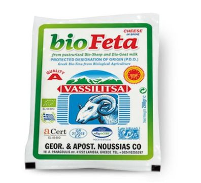 Vassilitsa BIO Feta 200g-1kg Schafkäse Schafskäse Fetakäse Vakuum Griechenland