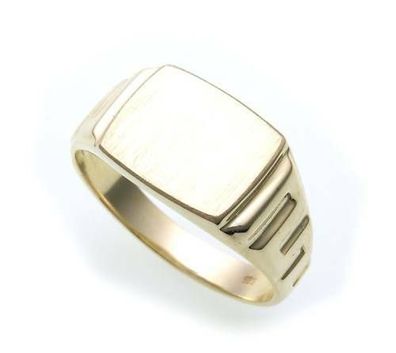 Herren Ring Echt Gold 333 Echt Lapis Alle Steine Mogl Gelbgold Qualitat N8453