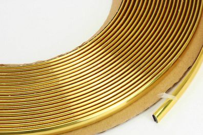 GOLD Zierleiste 6mm x 15m selbstklebend universal für Auto Goldleiste Kontur