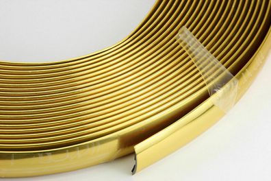 GOLD Zierleiste 20mm x 15m selbstklebend universal für Auto Goldleiste Kontur