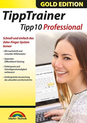 Tipp Trainer Tipp 10 Professional - 10 Finger System lernen - schneller Tippen