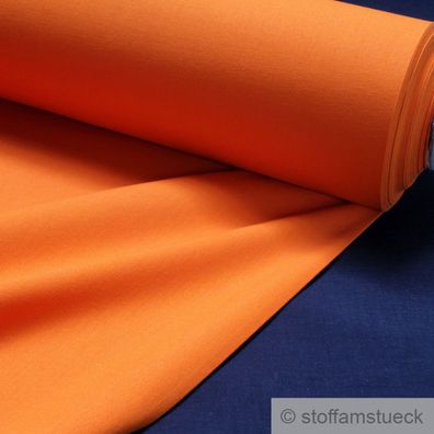 Stoff Baumwolle Rips orange breit 280 cm breit überbreit